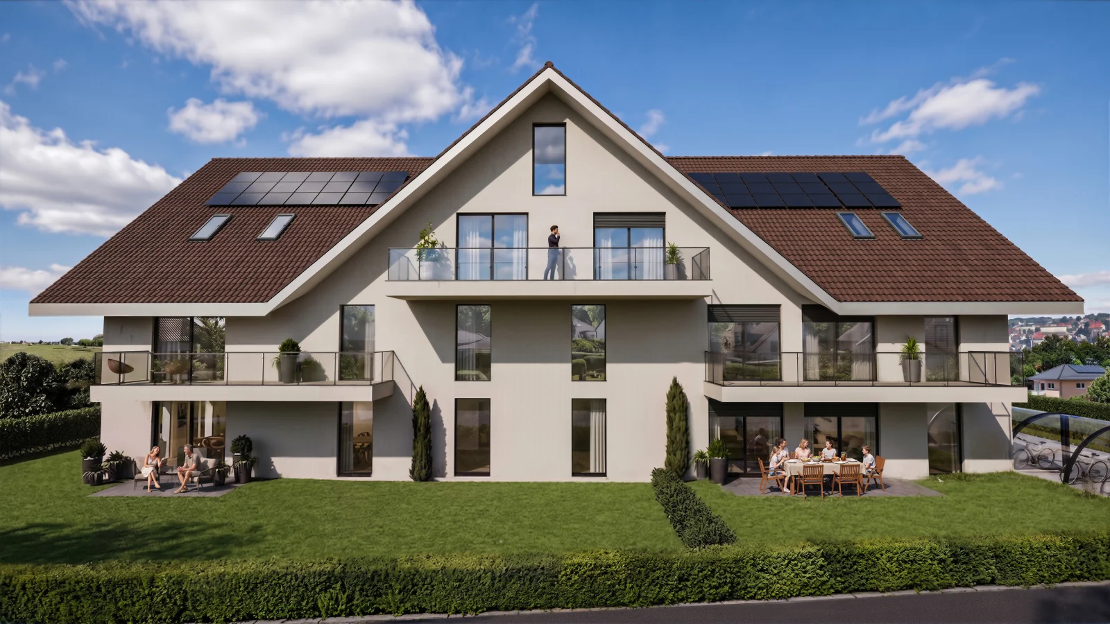 Le Clos du Chêne — façade sud